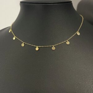 Elegant Disc Charm Chain