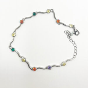 Multicoloured  Tennis Bracelet
