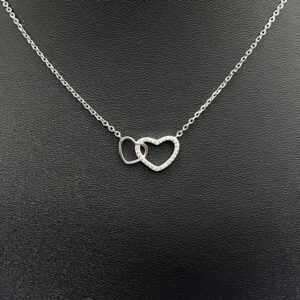 Double Heart Necklace