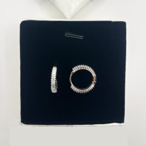 Baguette Hoop Earrings